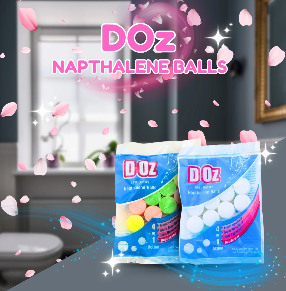 D Oz Napthalene Balls Tablets